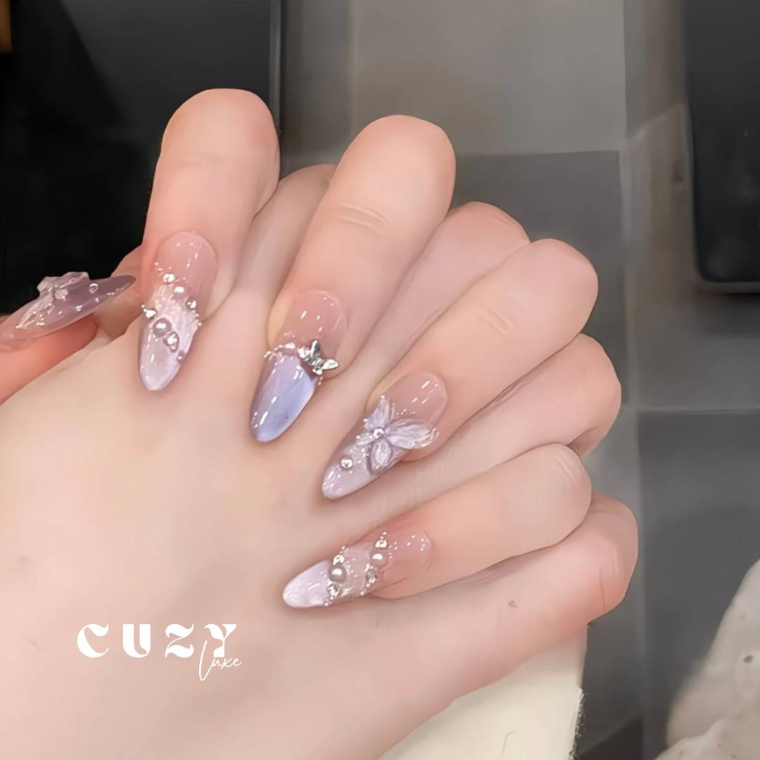Crystal Whisper Nail Art