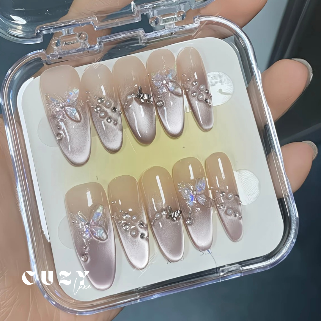 Crystal Whisper Nail Art