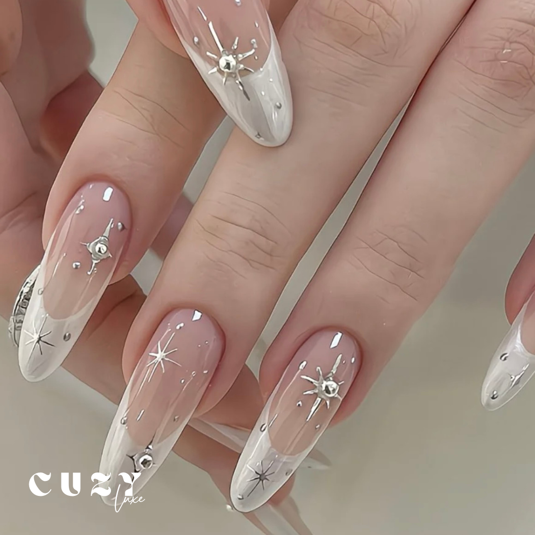 Soft Galaxy Nail Art