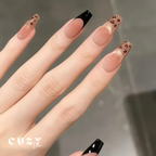 Noir Chic French Nail Art