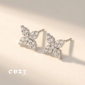 Crystal Butterfly Earrings
