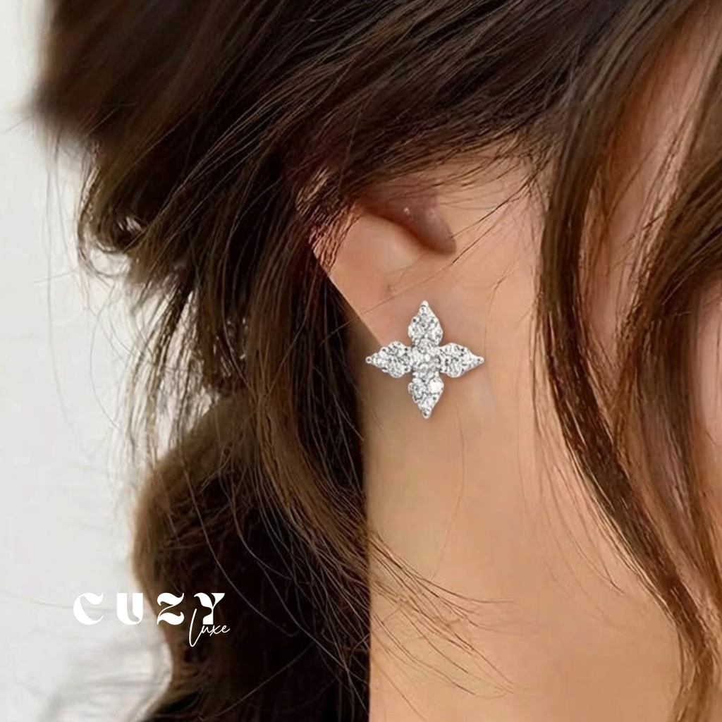 Crystal Butterfly Earrings