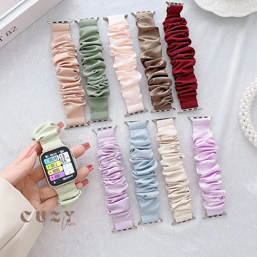 Silk Scrunchie Watch Band