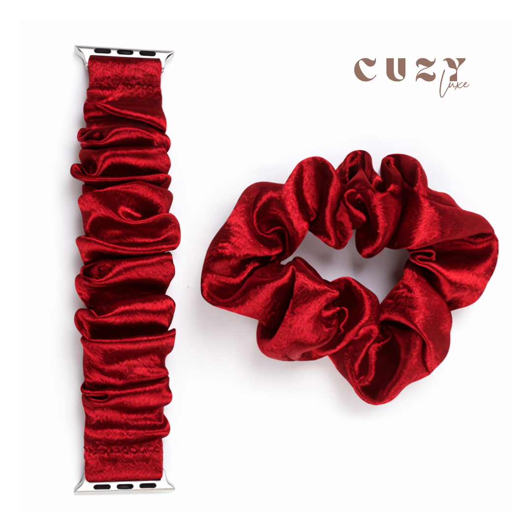 Silk Scrunchie Watch Band